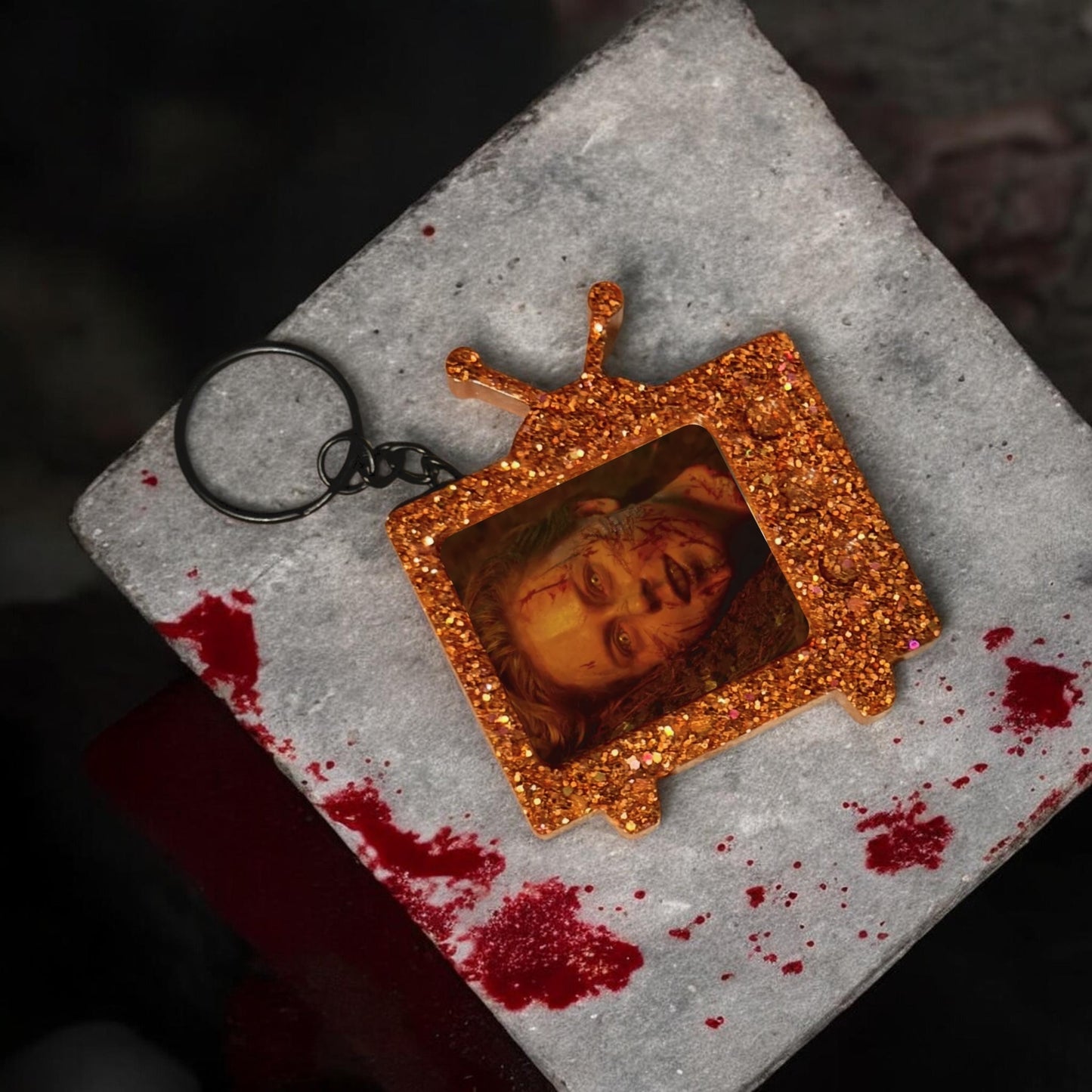 Evil Dead Burn Jessica TV Keychain