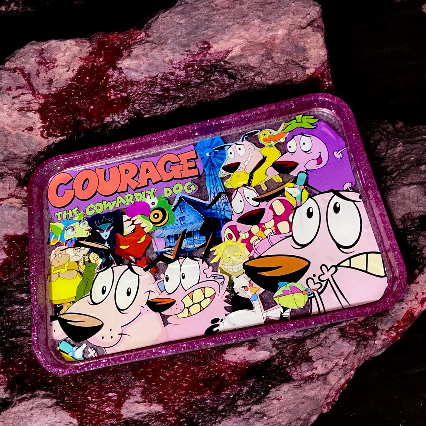 Courage The Cowardly Dog Rolling Tray