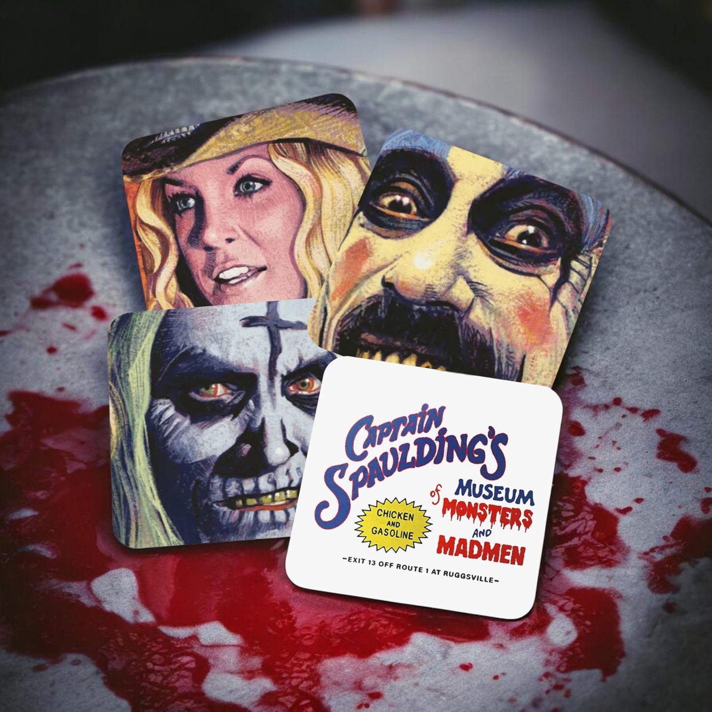 House of 1000 Corpse Coaster Set