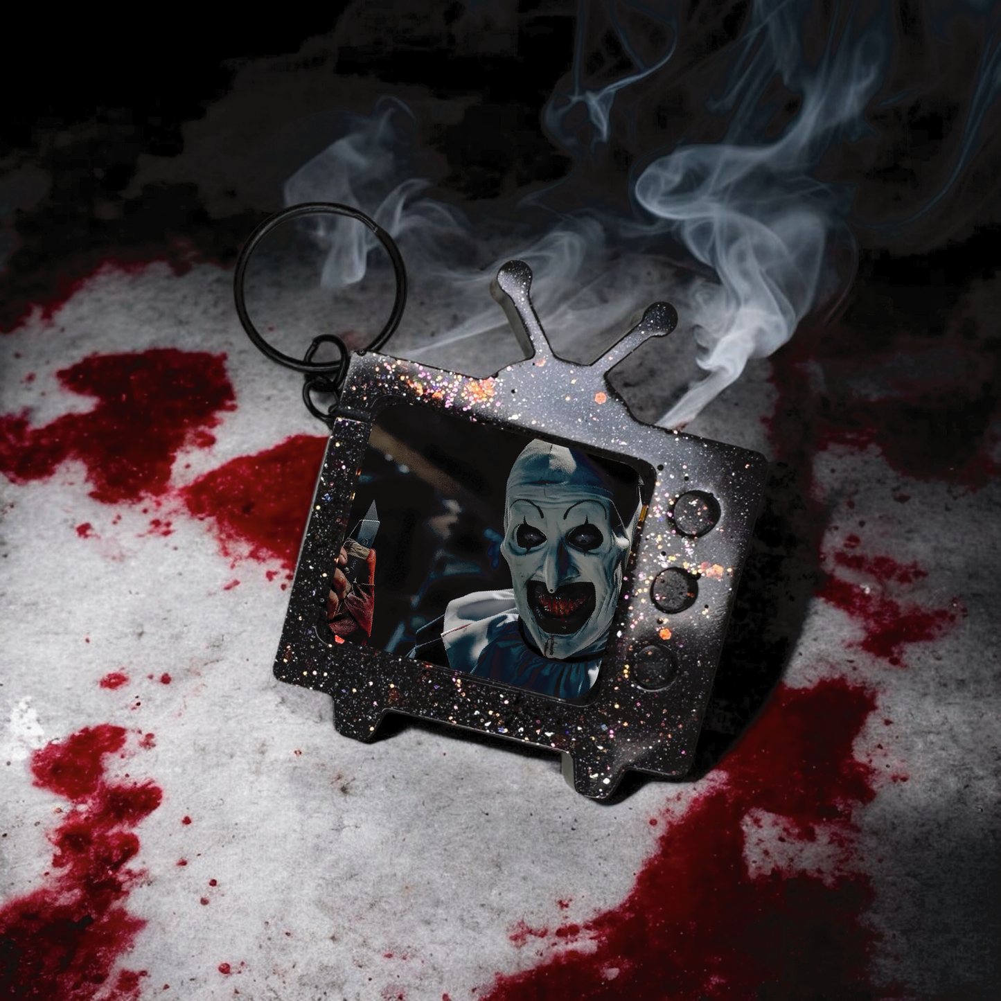 Art Box Cutter TV Keychain