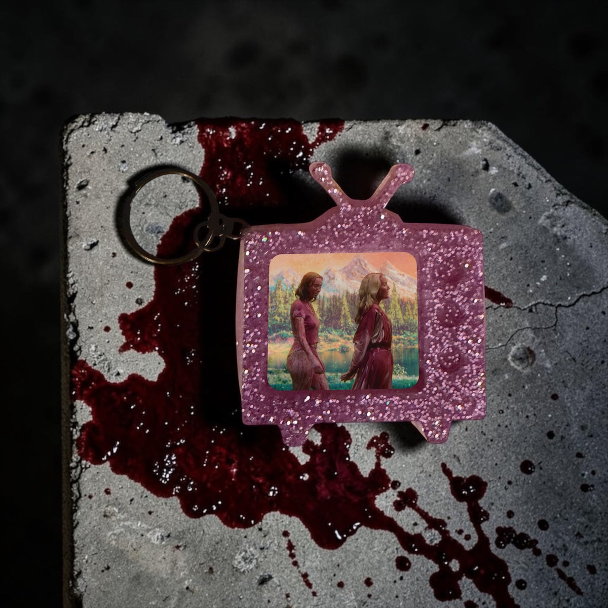 Camp Miasma TV Keychain
