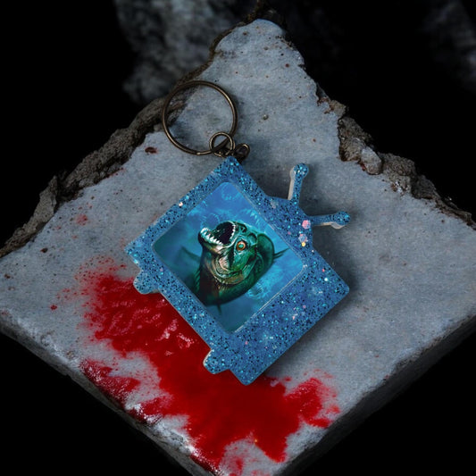 Piranha TV Keychain