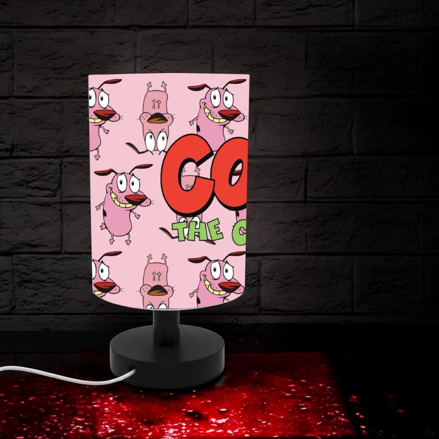 Courage The Cowardly Dog Table Lamp