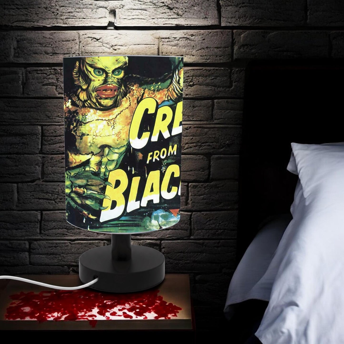 Creature From The Black Lagoon Table Lamp