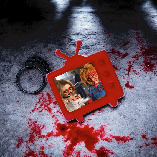 Chucky & Tiffany TV Keychain
