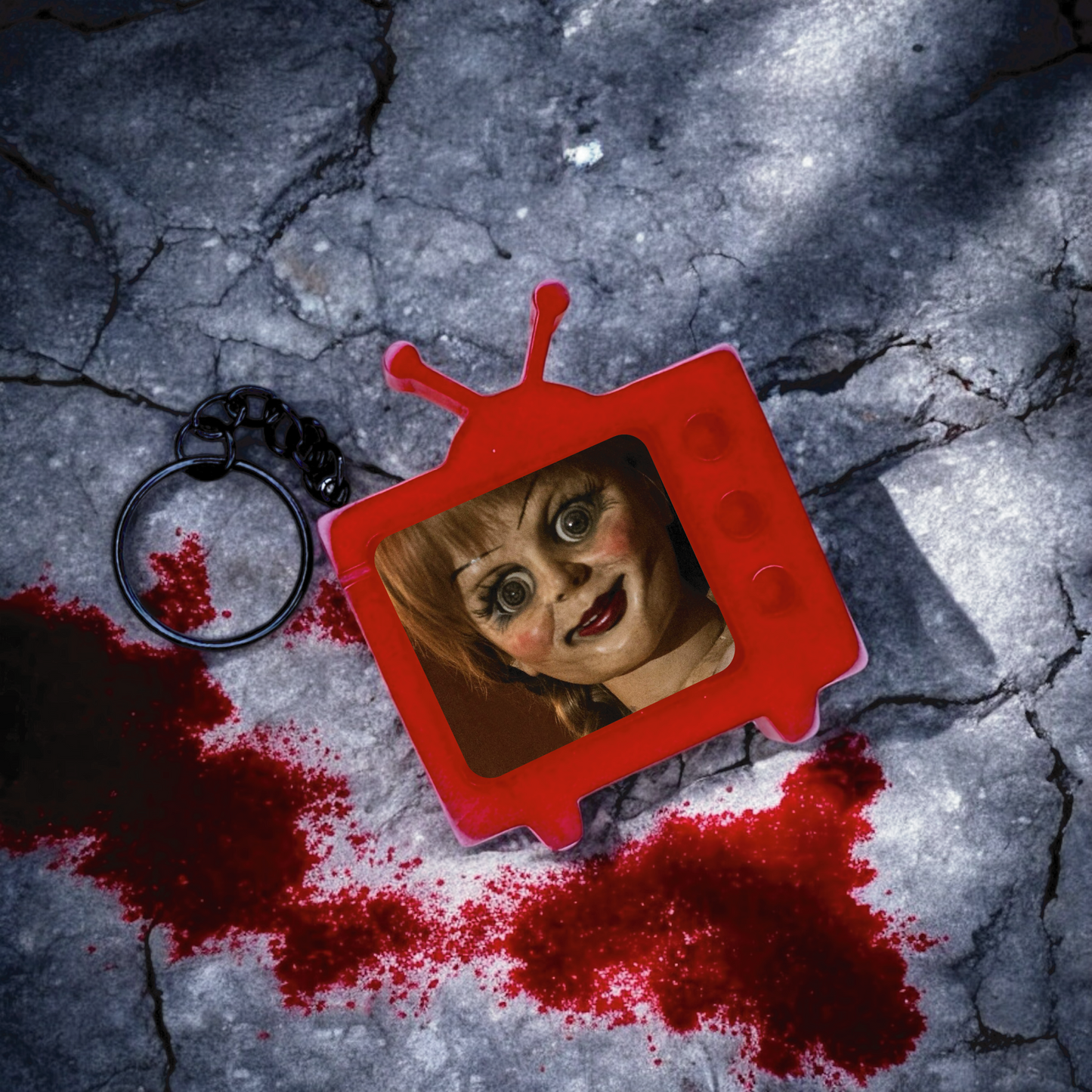 Annabelle TV Keychain