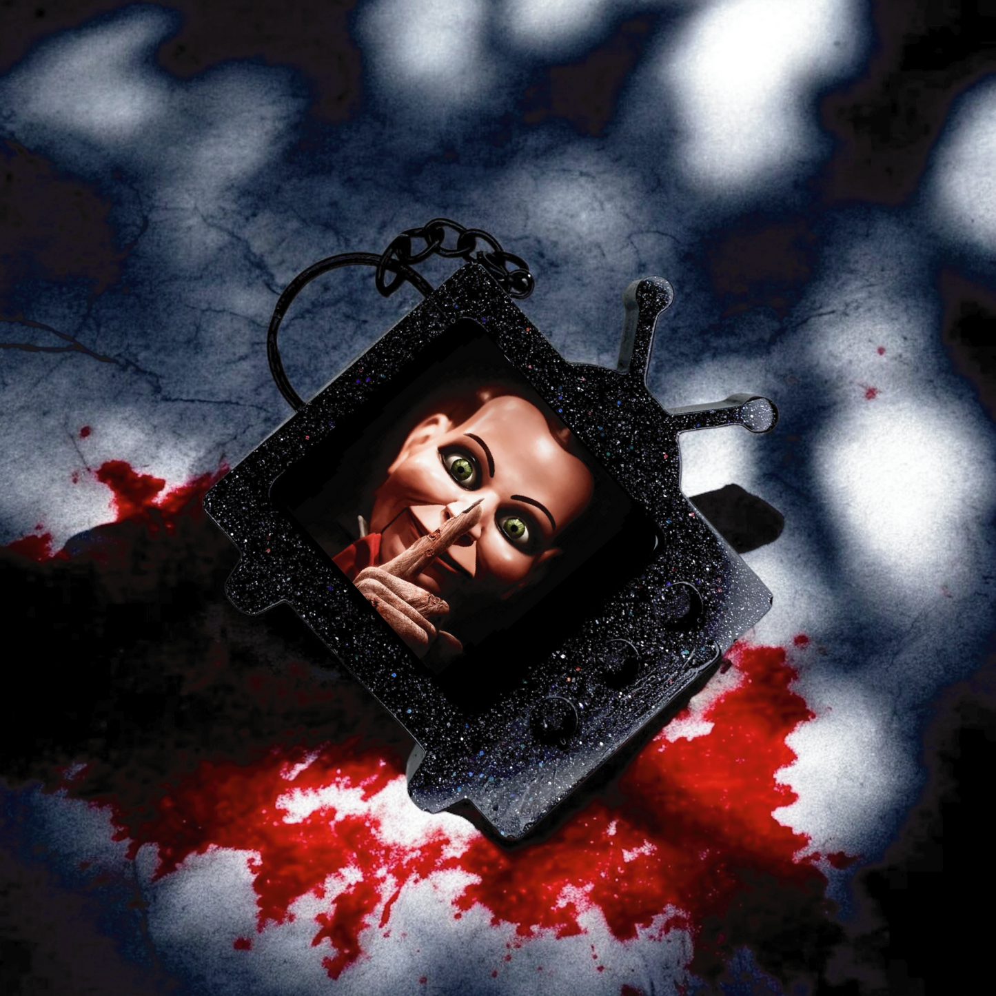 Dead Silence TV Keychain