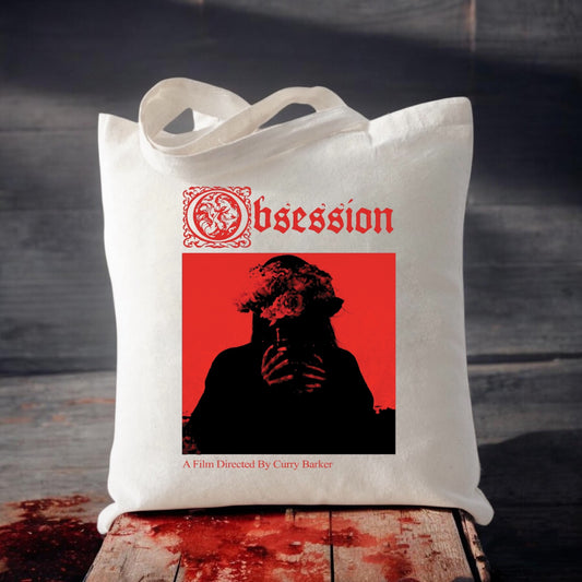 Obsession Flower Canvas Tote Bag