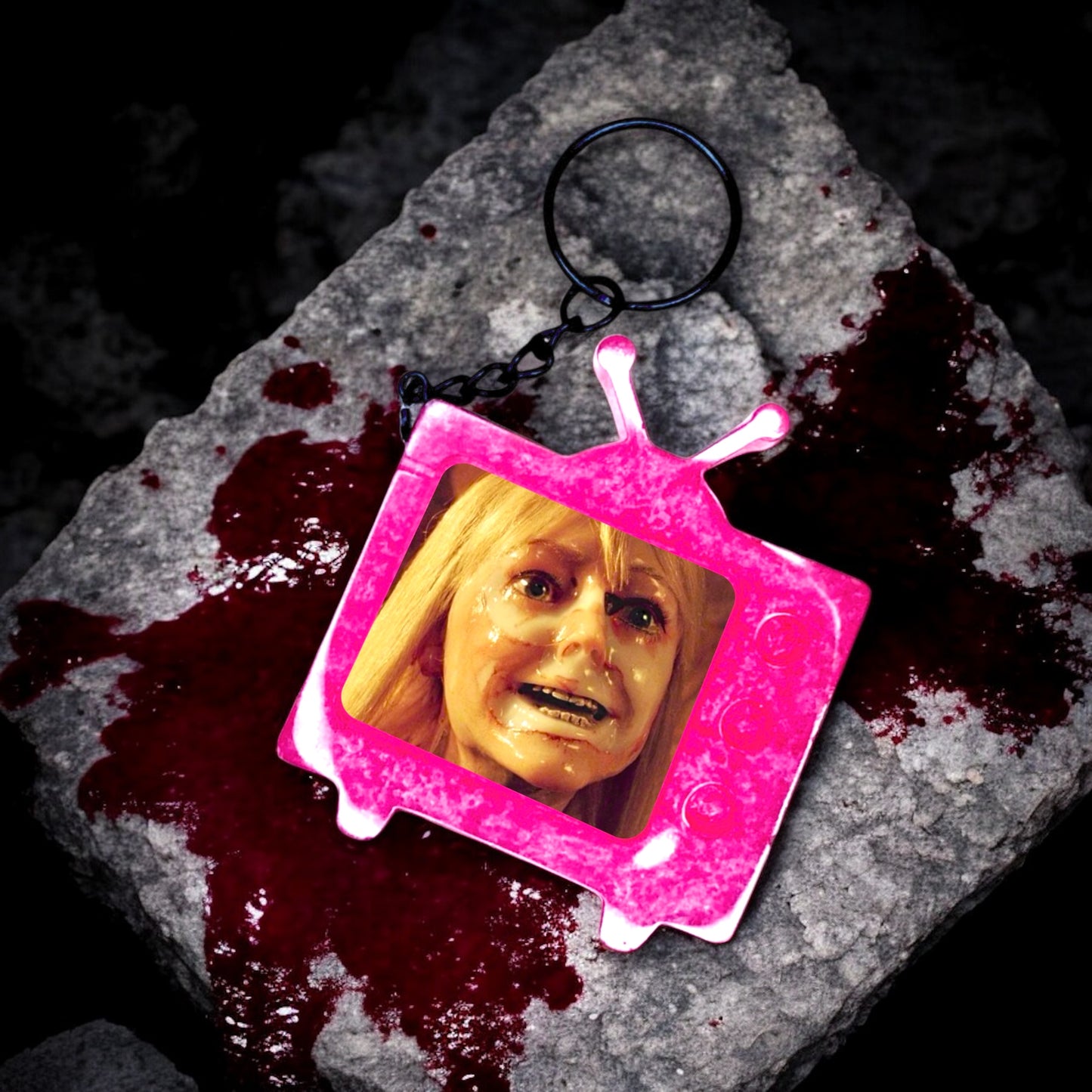 House of Wax TV Keychain