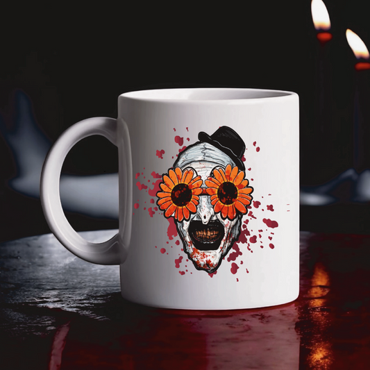 Art The Clown Sunflower Mug