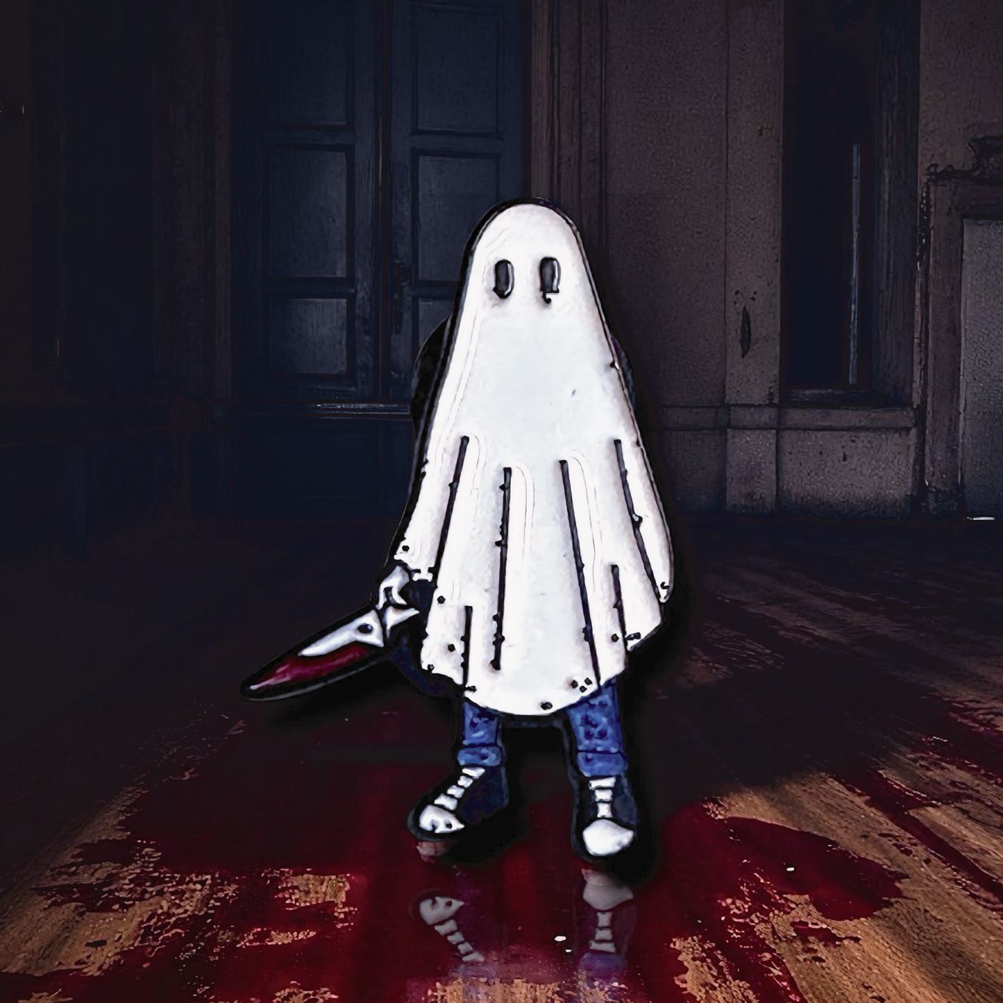 Ghost Kid Pin