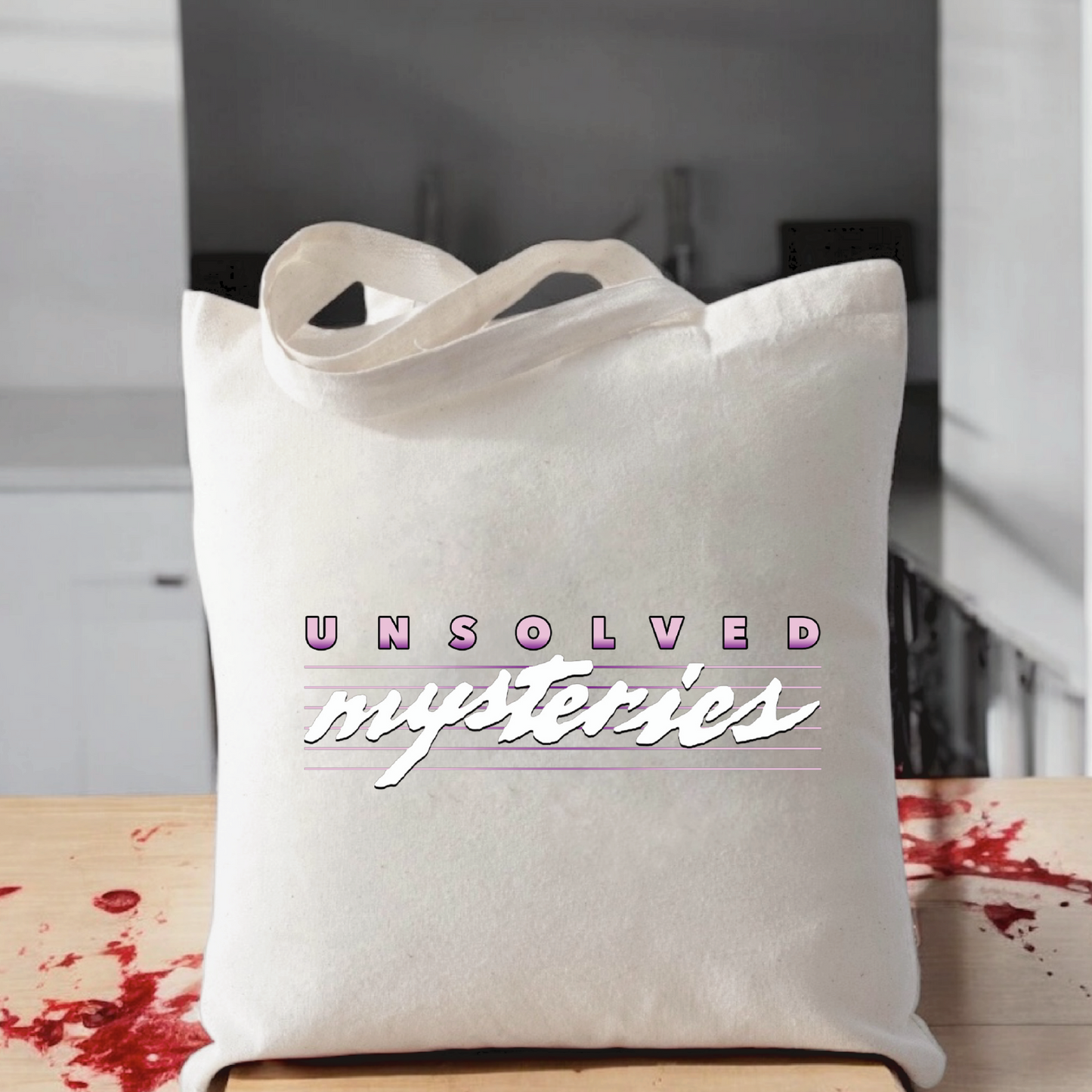 Unsolved Mysteries Canvas Tote Bag