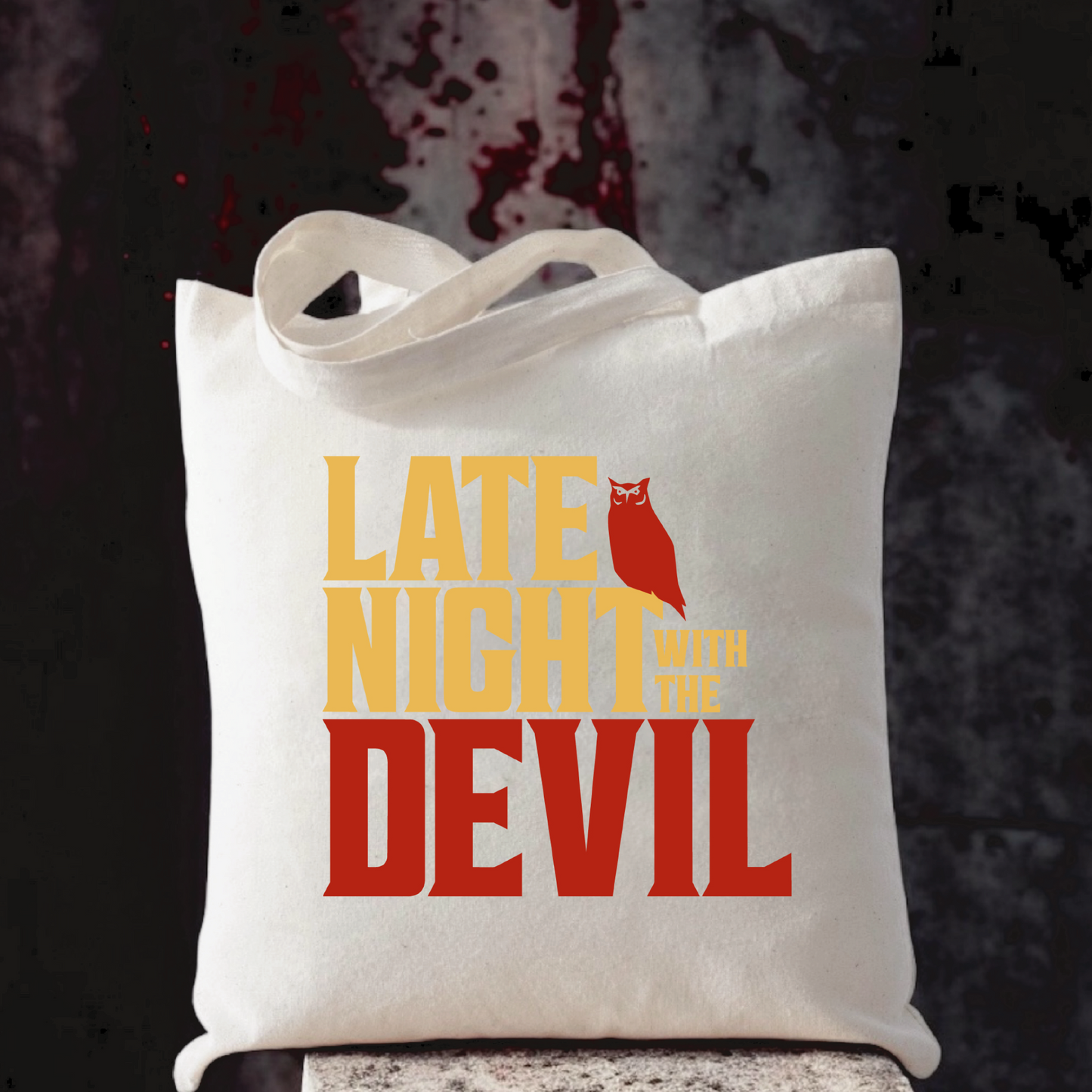 Late Night With The Devil Canvas Tote Bag