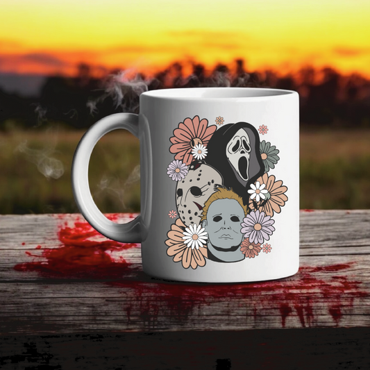 Flowers & Slashers Mug