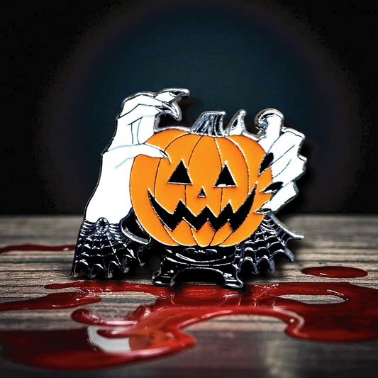 Pumpkin Witch Pin