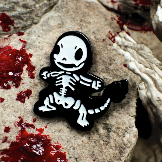 Charmander Skeleton Pin