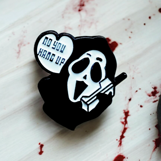 Ghostface No You Hang Up Pin