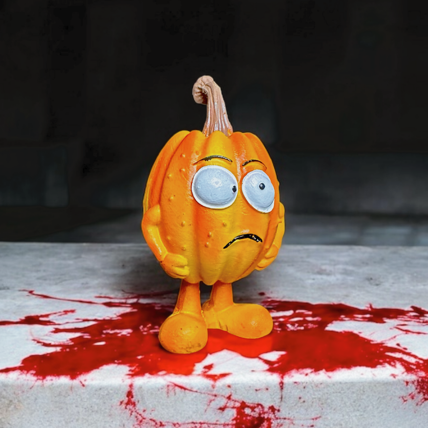 Pumpkin Resin Figurine