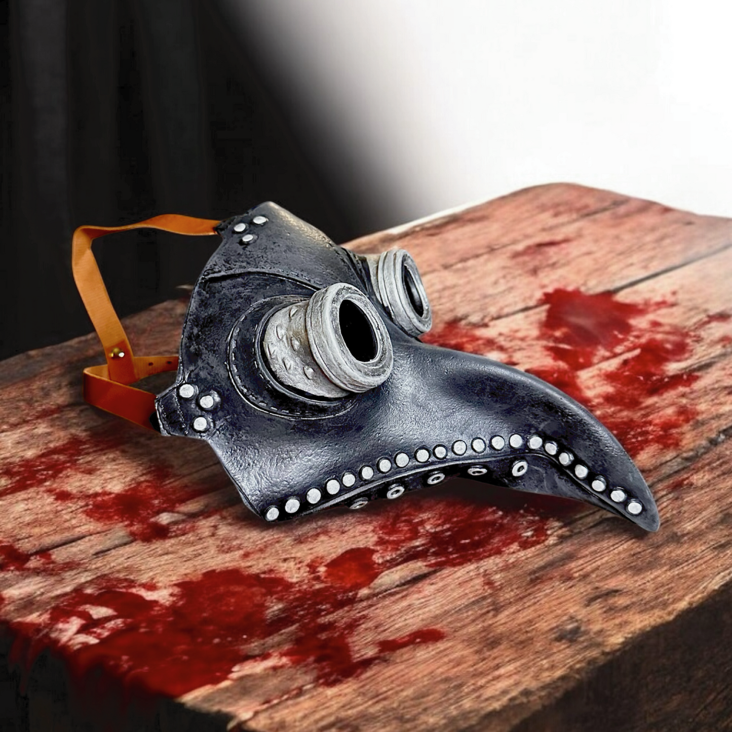 Plague Doctor Black Cosplay Mask