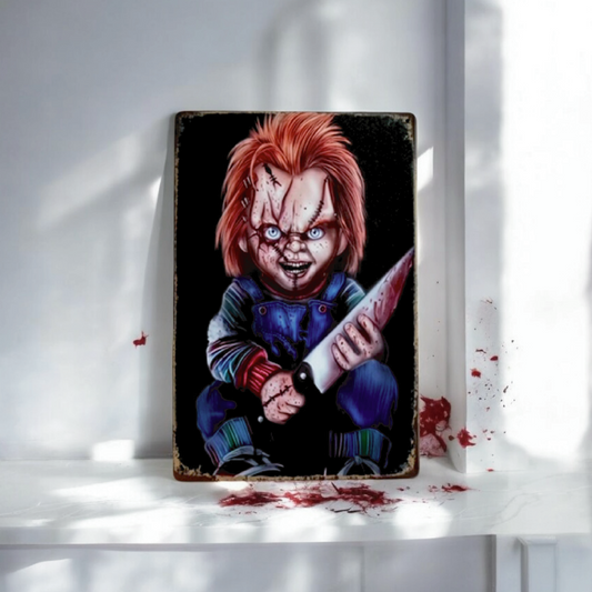 Chucky Aluminum Decor Sign