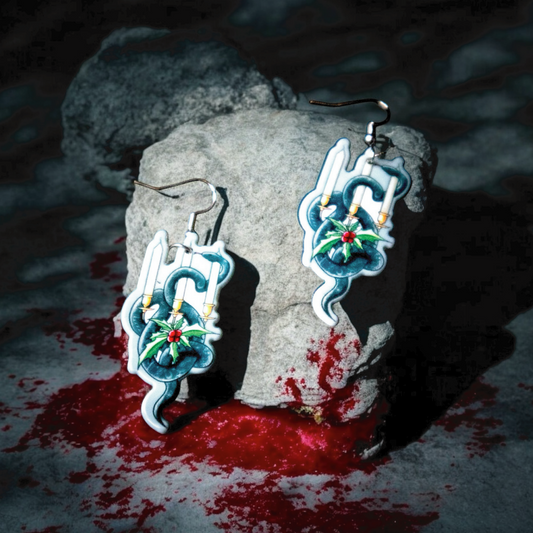 Snake Candle Earrings