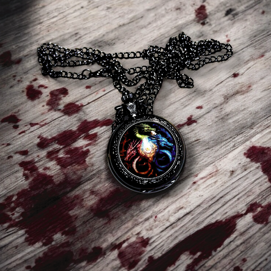 Triple Dragon Pocket Watch