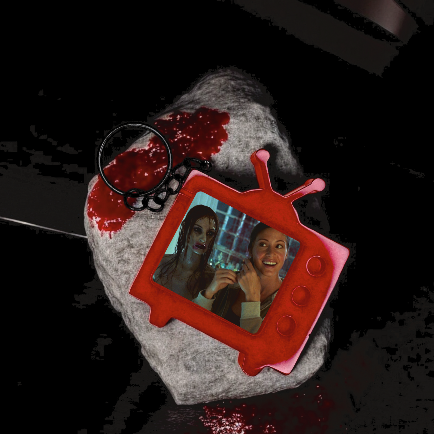 The Angry Princess TV Keychain