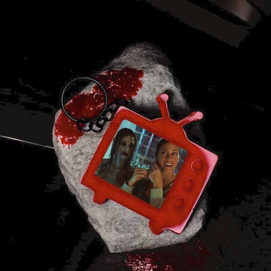The Angry Princess TV Keychain