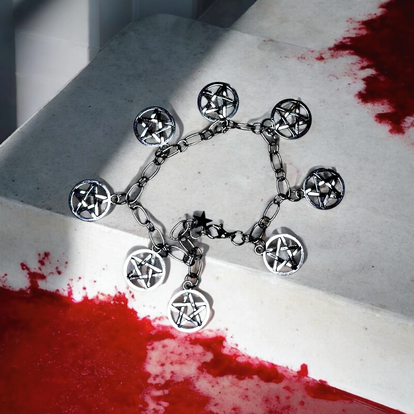 Pentagram Charm Bracelet