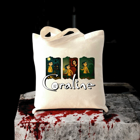Coraline Canvas Tote Bag