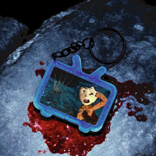 Coraline TV Keychain