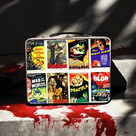 Vintage Horror Movie Metal Lunchbox