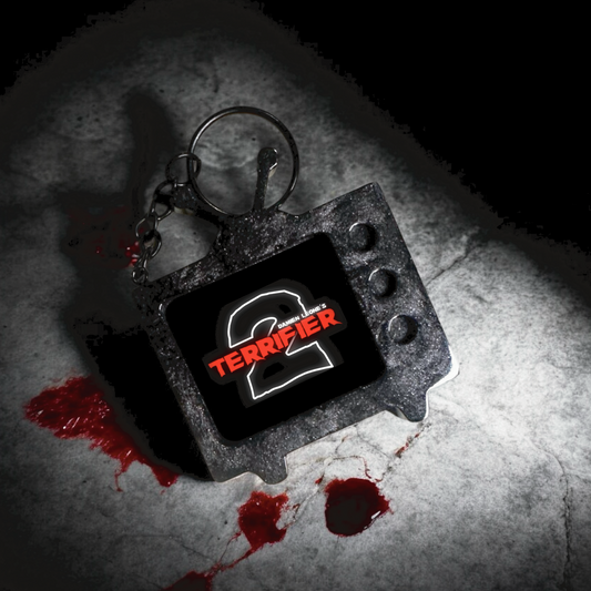 Terrifier 2 Title Card TV Keychain