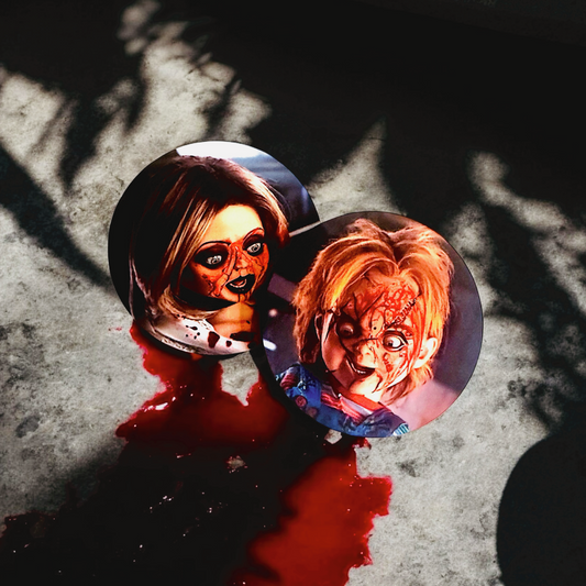 Chucky & Tiffany Coaster Set