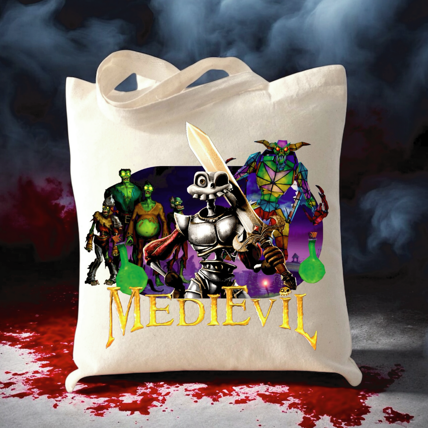 Medievil Canvas Tote Bag