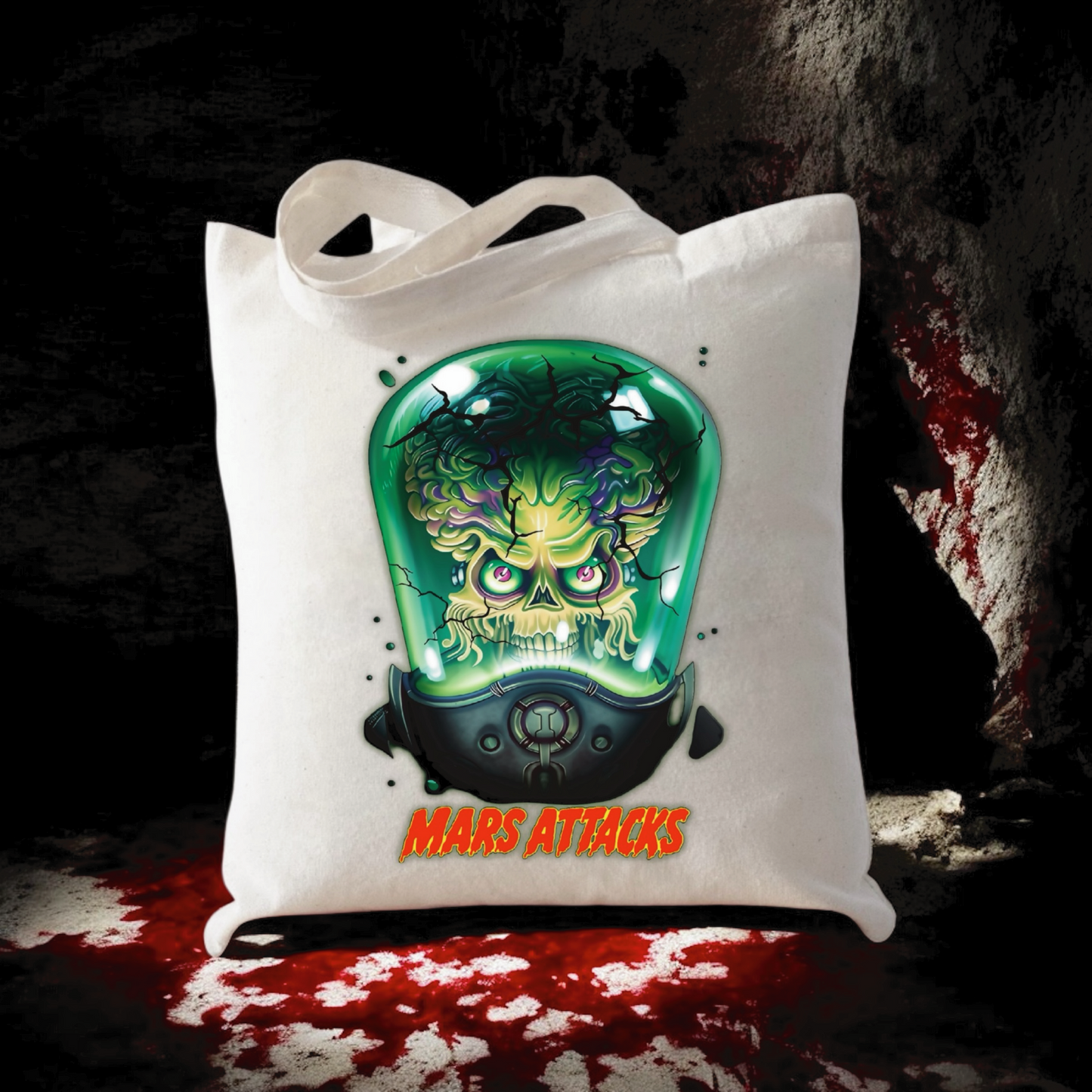 Mars Attack Canvas Tote Bag