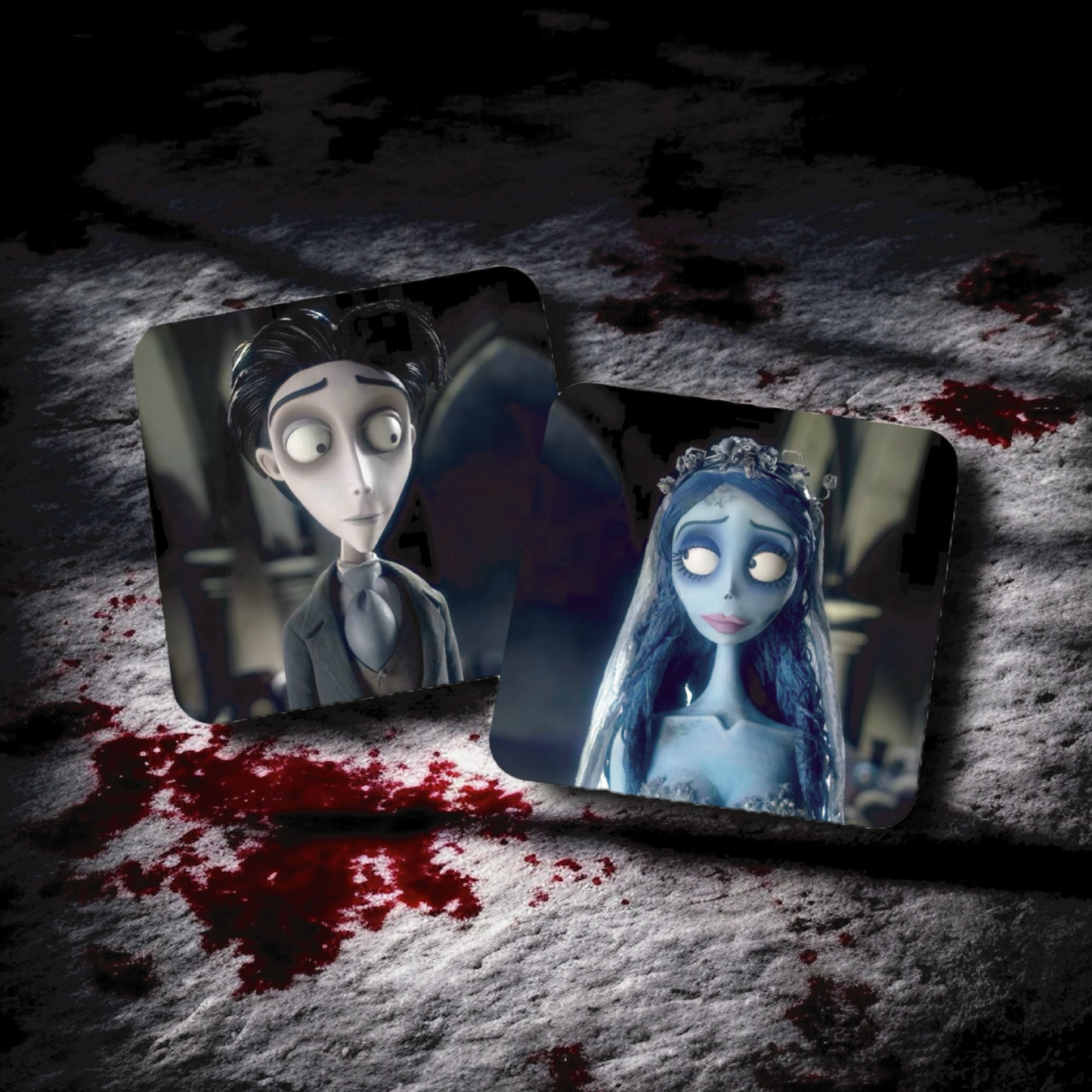 Corpse Bride Coaster Set