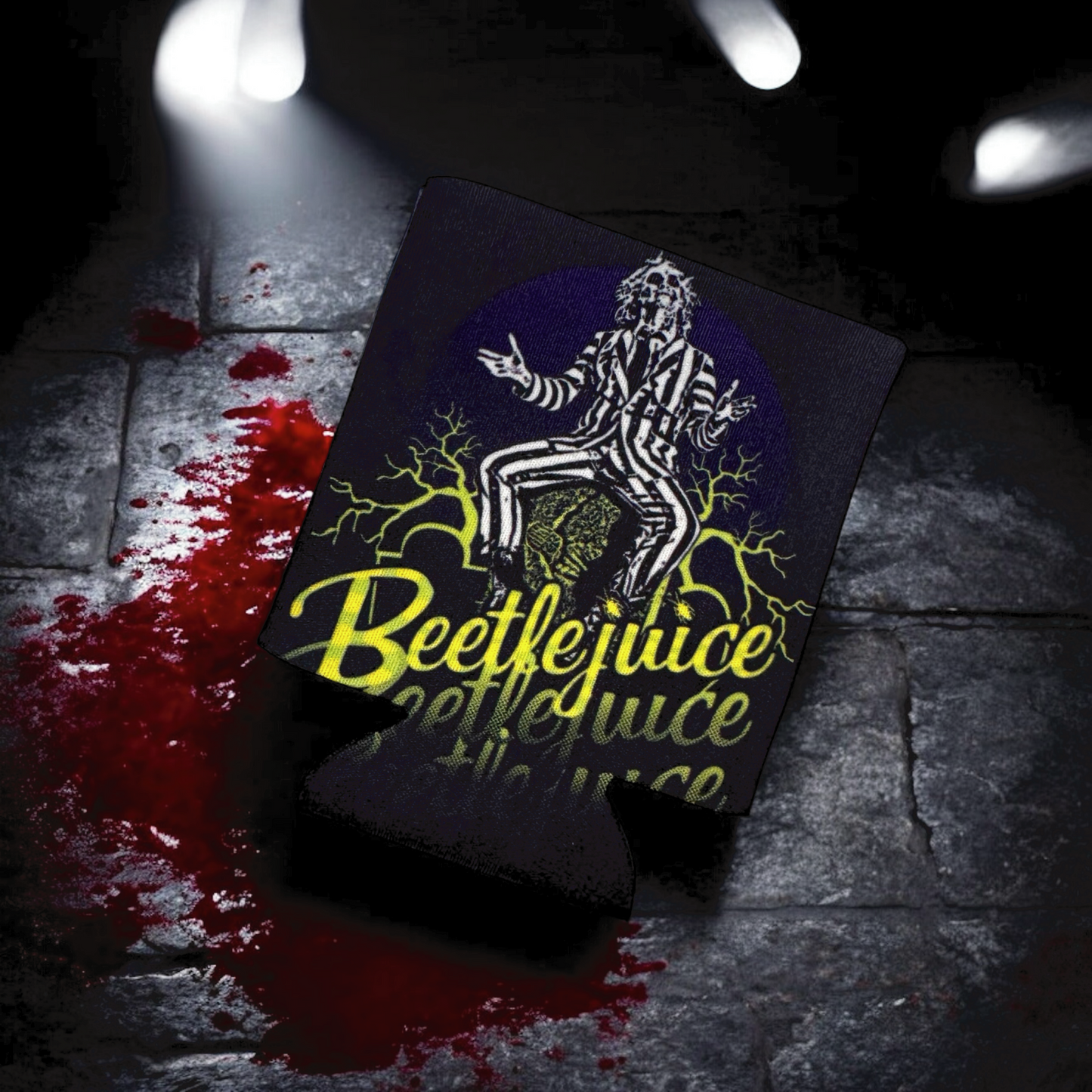 Beetlejuice Koozie