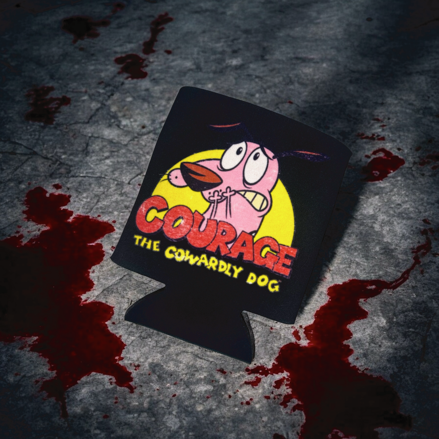 Courage the Cowardly Dog Koozie