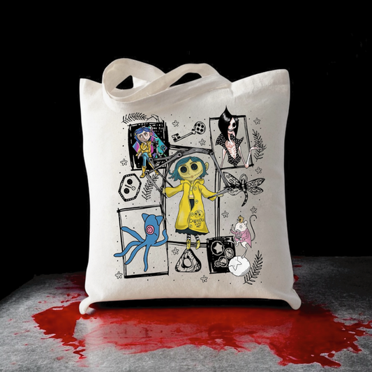Coraline Canvas Tote Bag