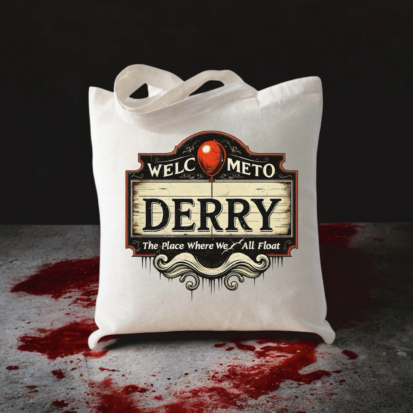 Welcome To Derry Canvas Tote Bag