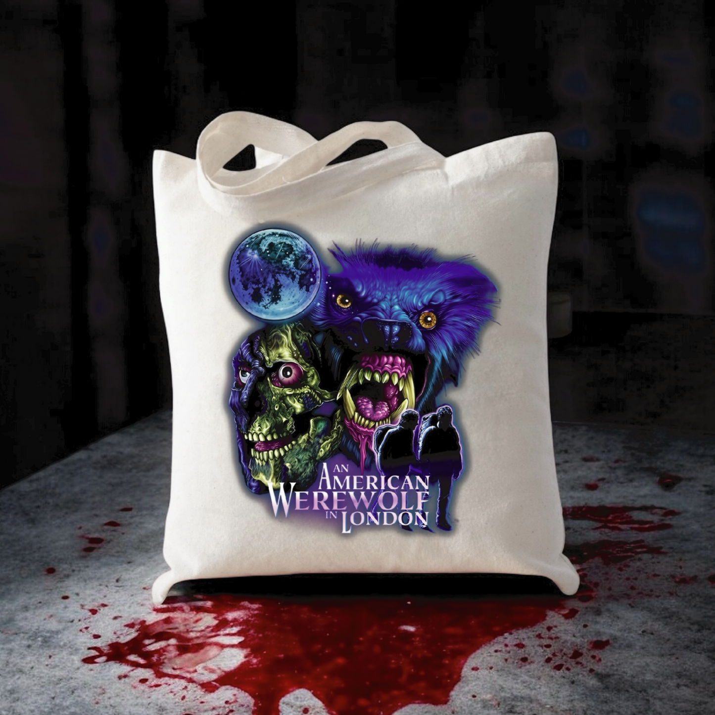 An American Werewolf in London Canvas Tote Bag