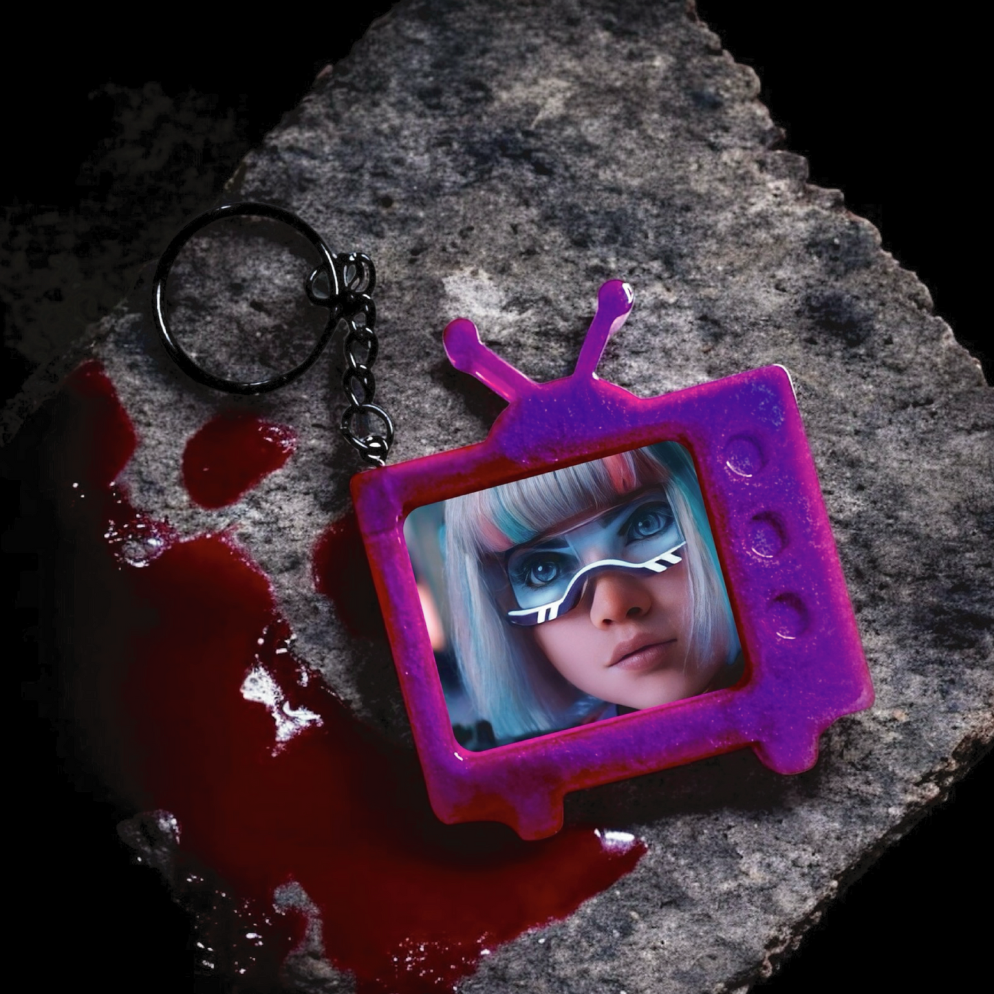 Megan 2.0 TV Keychain