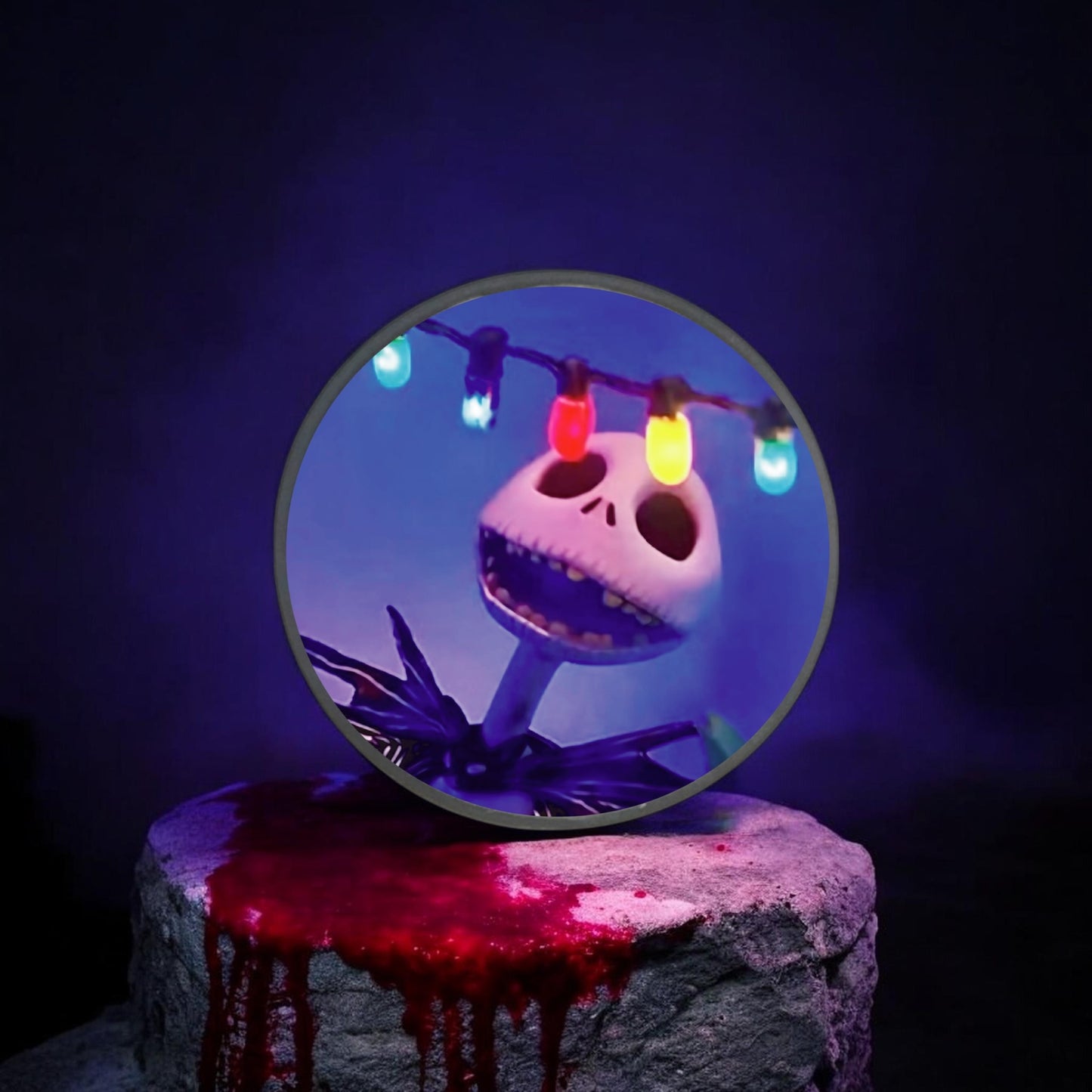 Jack Christmas Lights Pop Socket