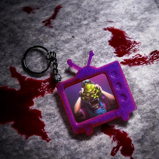 Goosebumps: The Haunted Mask TV Keychain