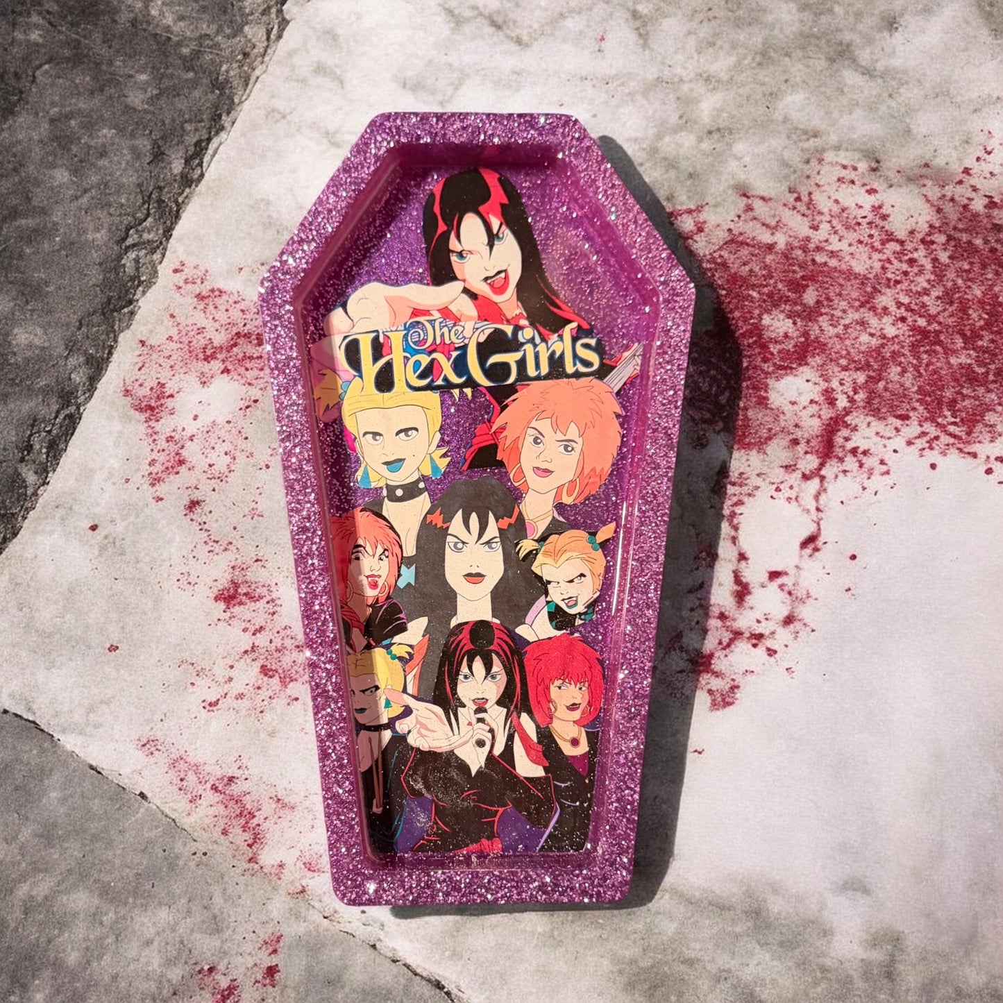 Hex Girls Coffin Trinket Tray